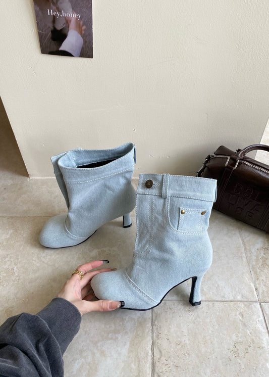 Mango Jean Boots