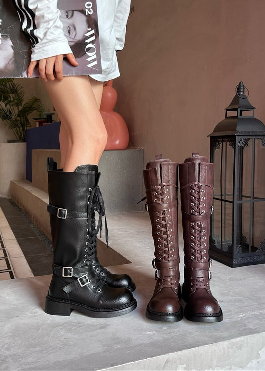 Riot Lace-Up Combat Boots