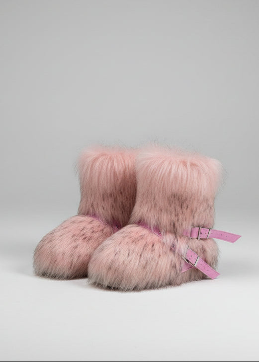 Glacier Furry Booties