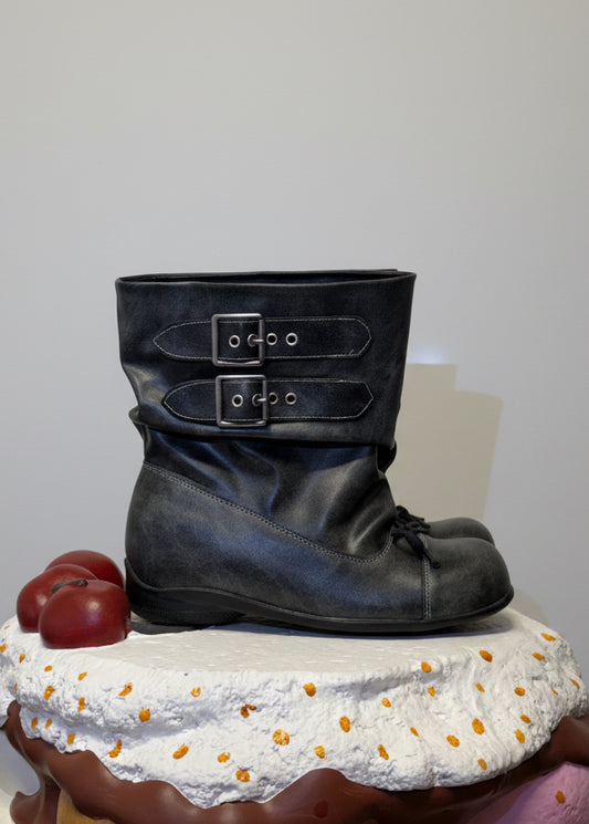 Luna Ballet Buckle Boots