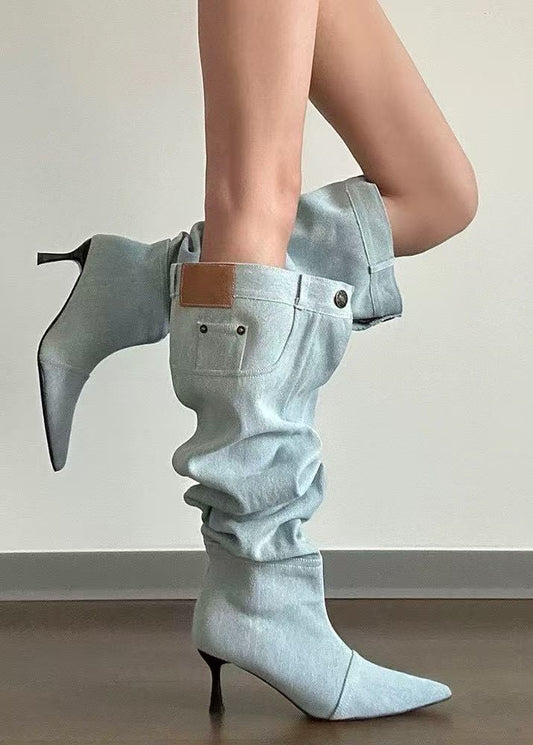 Jean Over-the-Knee Boots
